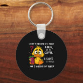 Porte-clés Je ne peux pas décider si j'ai besoin d'un câlin u (Recto)