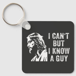 Porte-clés Je ne peux pas mais je connais un type foi chrétie