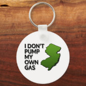 Porte-clés Je ne pompe pas mon propre gaz (Recto)