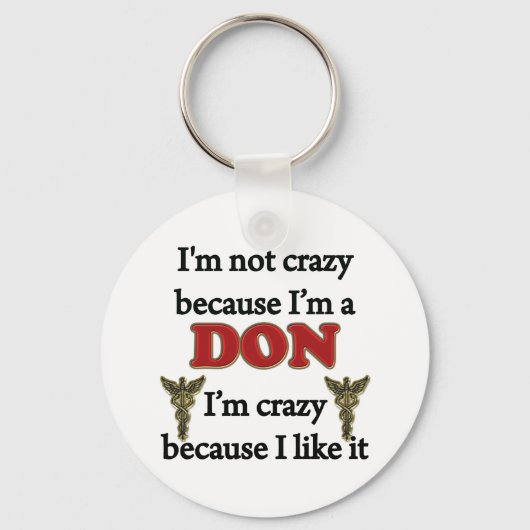 Porte-clés Je ne suis pas fou (Recto)