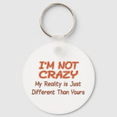 Porte-clés Je ne suis pas fou (Recto)