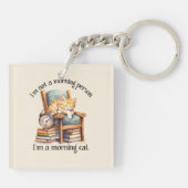 Porte-clés Je ne suis pas une personne du matin (Dos)