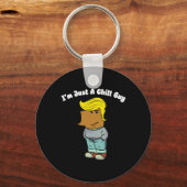 Porte-clés Je Ne Suis Qu'Un Gars Chill - Un Gars Chill Drôle (Recto)