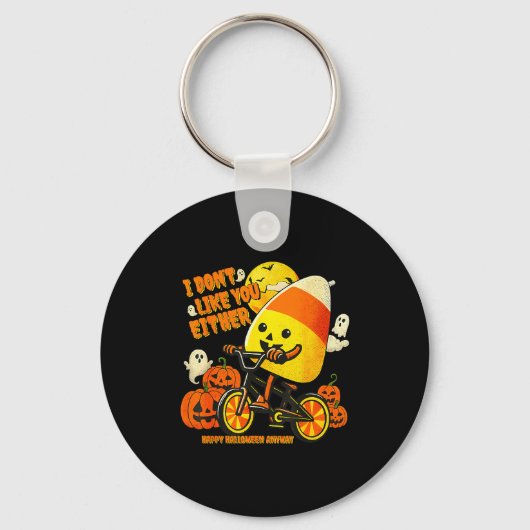 Porte-clés Je ne t'aime pas non plus Joyeux Halloween quand m (Recto)