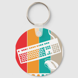 Porte-clés Je ne t'entends pas, je joue 2