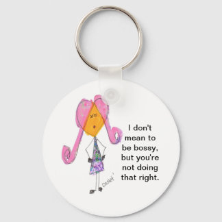 Porte-clés Je ne veux pas être autoritaire