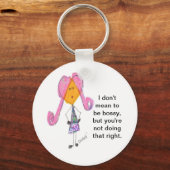 Porte-clés Je ne veux pas être autoritaire (Recto)