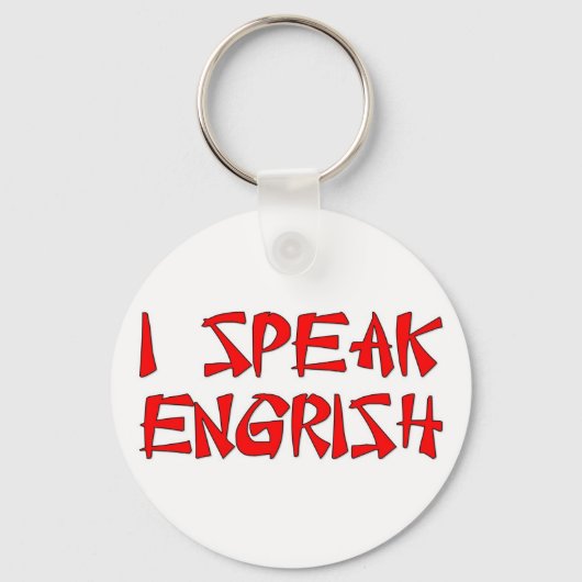 Porte-clés Je Parle Anglais (Recto)