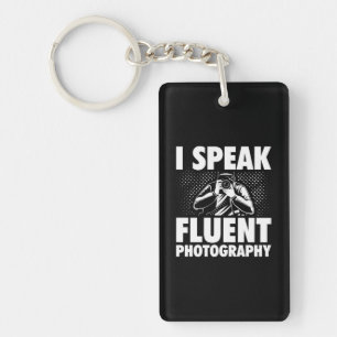 Porte-clés Je parle de la photographie fluide