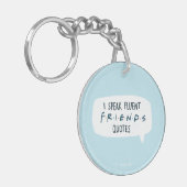 Porte-clés Je parle des devis Fluent FRIENDS™ (Devant gauche)