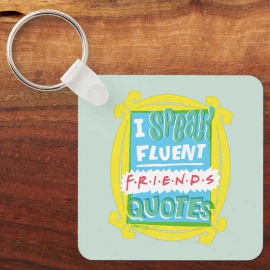 Porte-clés Je parle des devis Fluent FRIENDS™ - Peephole (Recto)