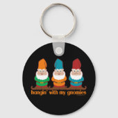 Porte-clés Je Passe Avec Mes Gnomies Bleues (Verso)