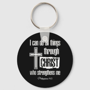 Porte-clés Je peux faire toutes choses par Christ qui me fort