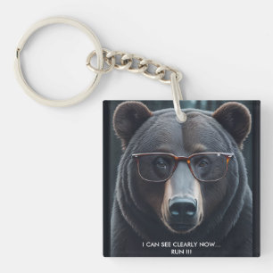 Porte-clés JE PEUX VOIR CLAIREMENT MAINTENANT Ours