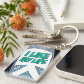 Porte-clés "Je porte - clé aime MA vie" (Devant droit)