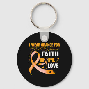 Porte-clés Je Porte De L'Orange Pour Les Cadeaux De Sensibili