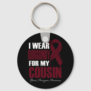Porte-clés Je Porte La Bourgogne Pour Mon Cousin Cerveau Aneu