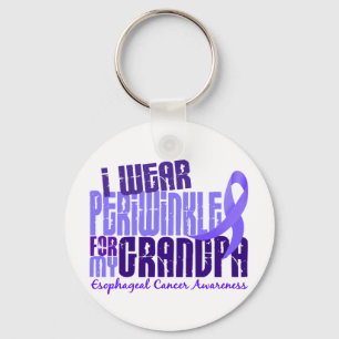 Porte-clés Je porte le Cancer oesophagien du grand-papa 6,4
