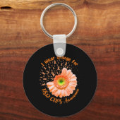 Porte-clés Je Porte Orange Pour RSD RCPS Sensibilisation Surv (Recto)