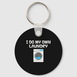 Porte-clés Je possède une machine à laver le linge Sarcasme