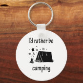 Porte-clés Je préfère être en camping (Recto)