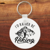 Porte-clés Je préfère être Randonnée (Recto)