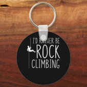 Porte-clés Je préfère être Rock Escalade Rock Climber (Recto)