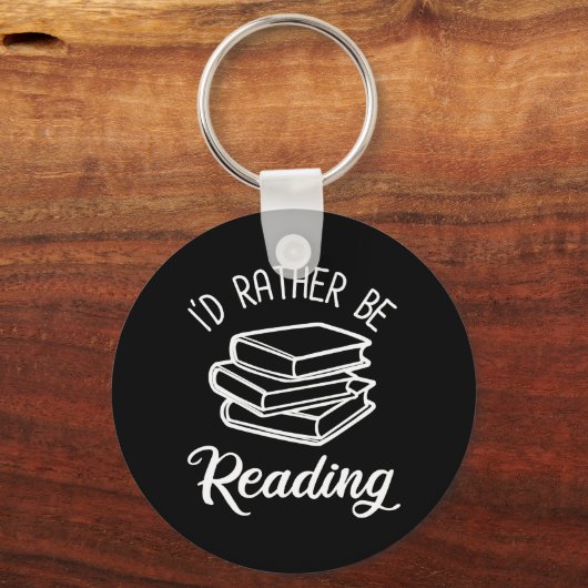 Porte-clés Je préfère lire (Recto)