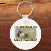 Porte-clés Je préférerais être de l'OR PANNING (Recto)