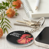 Porte-clés Je préférerais être la danse du ventre (Devant droit)