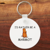 Porte-clés Je Préférerais Être Marmot (Recto)