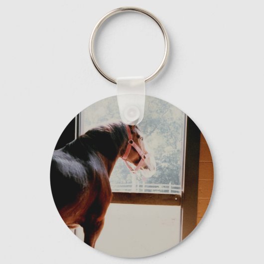 Porte-clés Je préférerais faire de l'équitation (Recto)