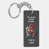 Porte-clés Je prendrai le café (Devant gauche)