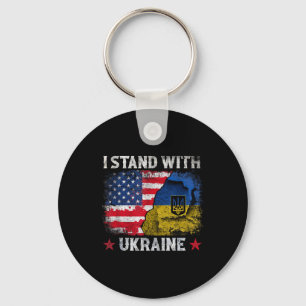 Porte-clés Je Prends Position Avec L'Ukraine Soutien Ukraine