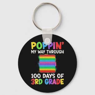 Porte-clés Je Presse Mon Chemin À Travers 100 Jours D'École 3