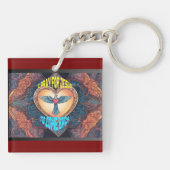 Porte-clés Je Prie Pour...Porte - clé Acrylique (Dos)