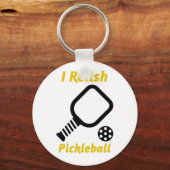 Porte-clés Je Relie Le Pickleball (Recto)