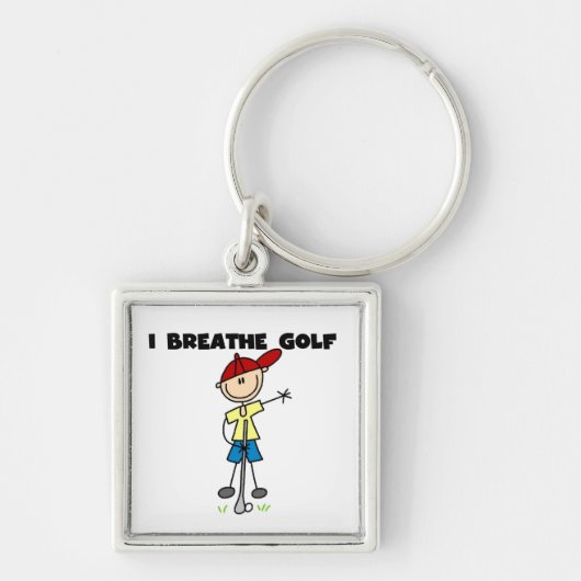 Porte-clés Je respire Golf (Devant)