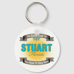 Porte-clés Je retourne à (Stuart)