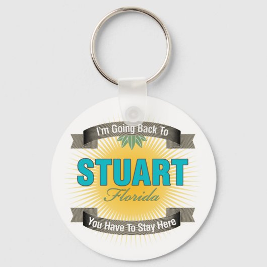 Porte-clés Je reviens à (Stuart) (Recto)
