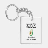 Porte-clés Je Sais Que Le Guac Est Extra Mais Moi Aussi (Devant gauche)