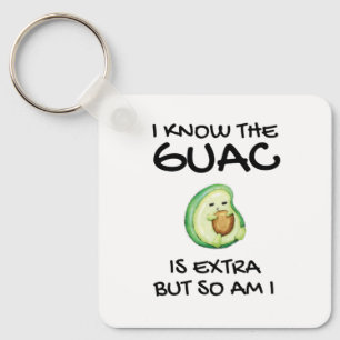 Porte-clés Je Sais Que Le Guac Est Extra Mais Moi Aussi