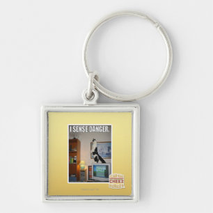 Porte-clés Je sens le danger