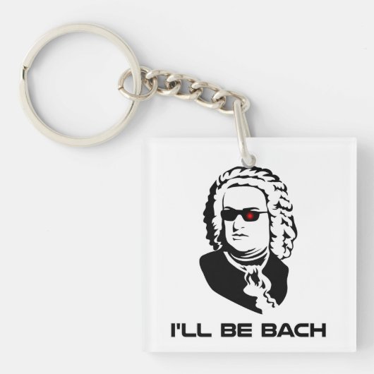 Porte-clés Je serai Johann Sebastian Bach (Devant)