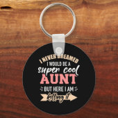 Porte-clés Je Serais Une Tante Super Cool (Recto)