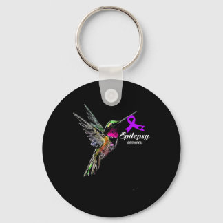 Porte-clés Je soutiens EPILEPSY Awareness