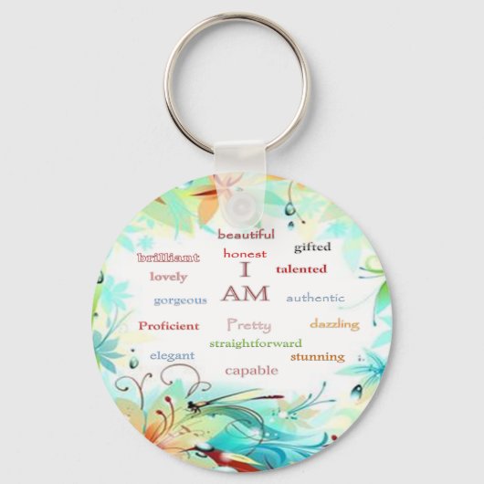 Porte-clés Je suis..... (Recto)