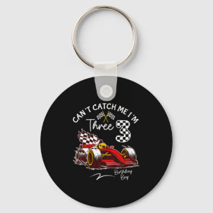 Porte-clés Je suis 3 Super Red Racing Car 3e Birt