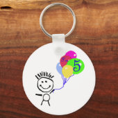 Porte-clés Je suis 5 bâtons (Recto)