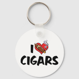 Porte-clés Je suis amoureux du cigare Heart - Amoureux du tab